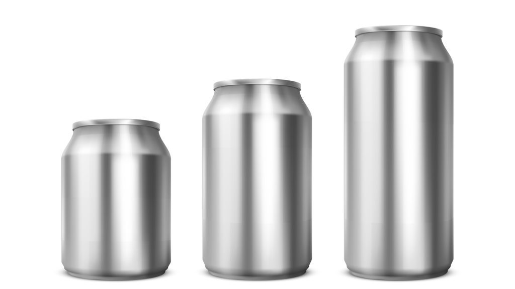 latas para bebidas